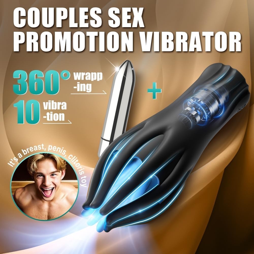 Automatic Male Massager with 7 Modes: Vibration / Suction / Rotation / Thrusting