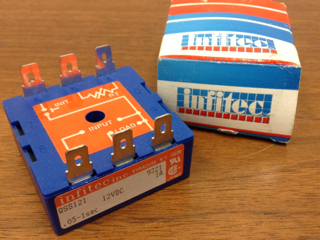 Infitec - Model QSS121 - Solid State, Timing Relay - 12-VDC - NEW