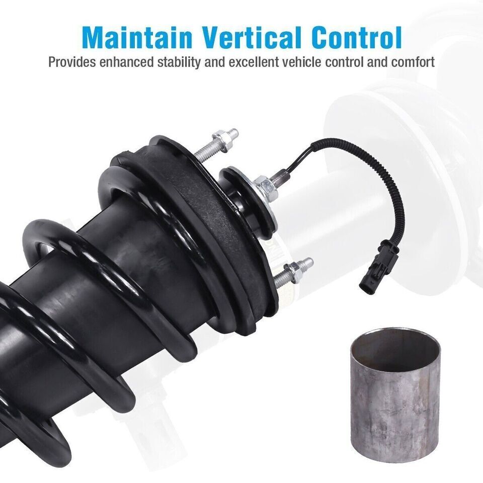 Front Rear shock Absorber & Air Suspension Pump Compressor for Escalade Suburban