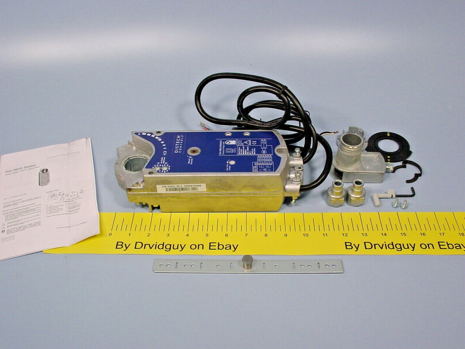 Distech Controls DA-160S120DX2XX Damper Actuator, 160 Lb-In SR, 120V, 2 Sw, Std