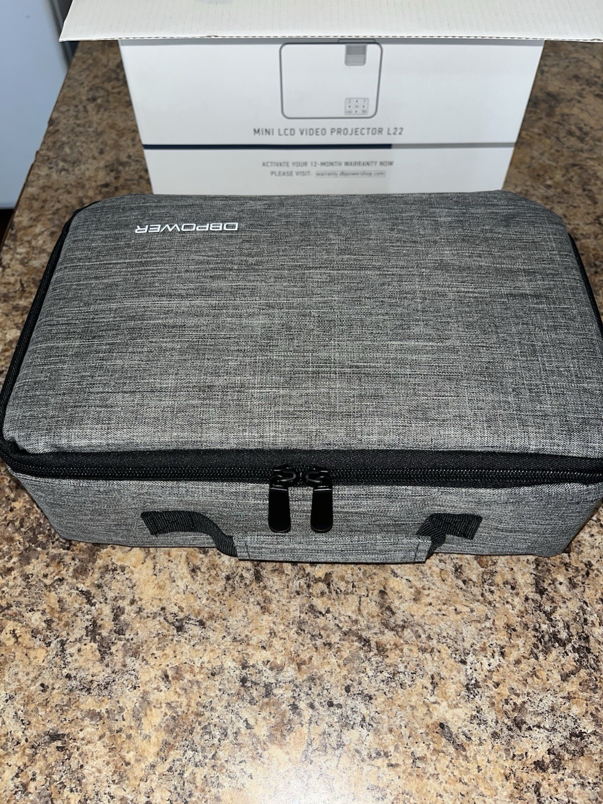 DBPower L22 Mini LCD Video Projector with Carrying Case Bundle