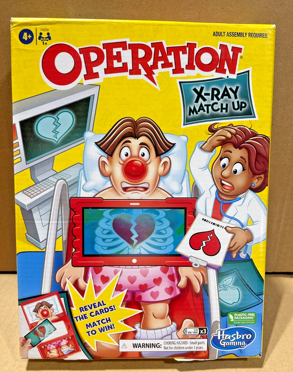 Operation X-Ray Match Up Game by Hasbro *OPEN BOX