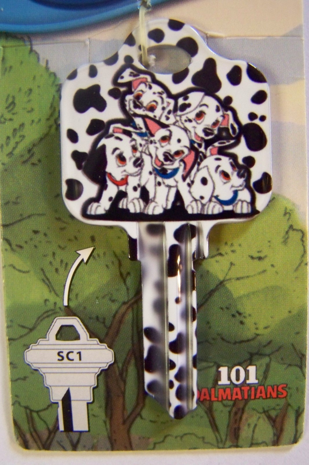 101 Dalmatians Disney Schlage SC1 house key blank