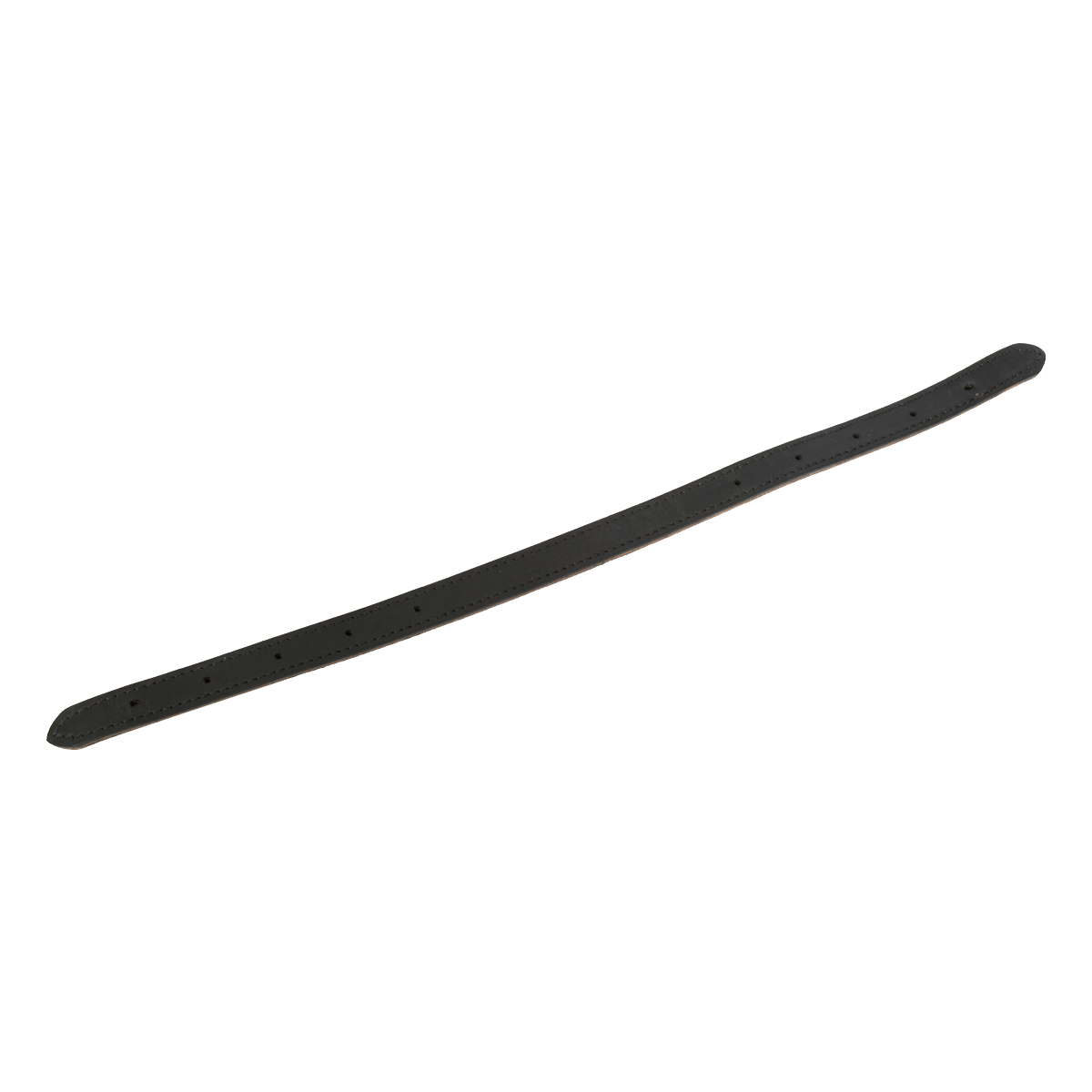 READY MADE- Horse size Black LEATHER replacement halter CROWN