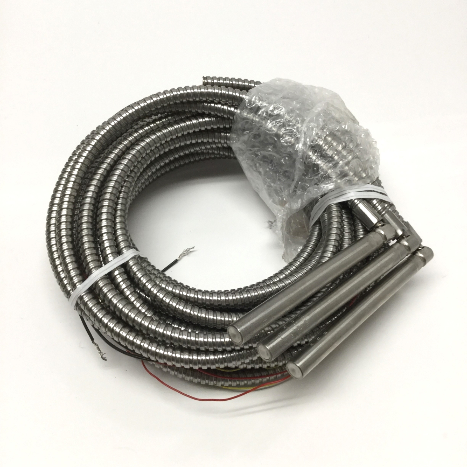 Lot of 3 Entherm HR37043U Cartridge Heaters, Right-Angle Ø3/8" x 4", 120VAC 300W
