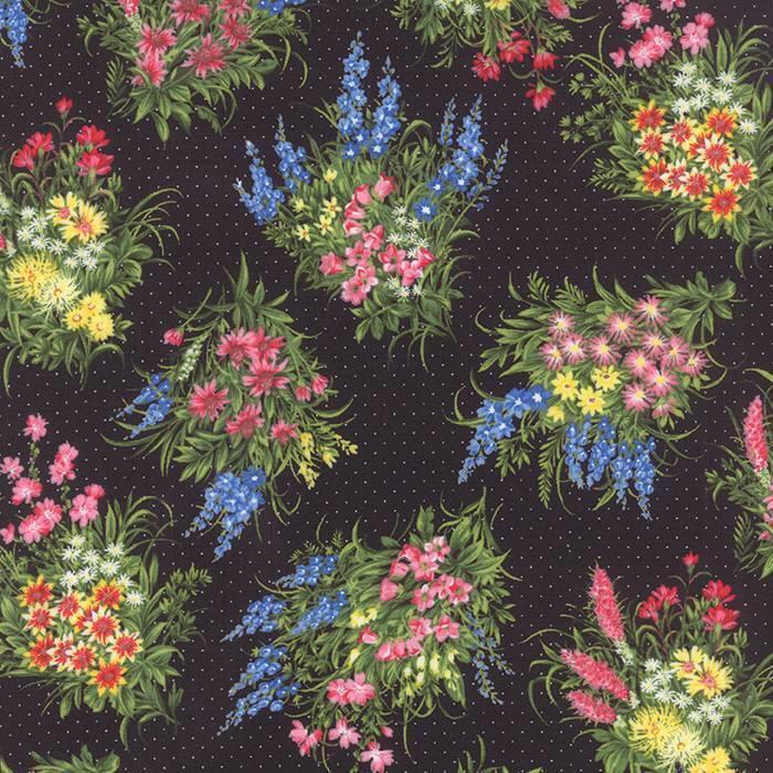 Moda Fabric ~1/2 yard~Wildflowers VII~Sentimental Studios~  32975 17~100% Cotton