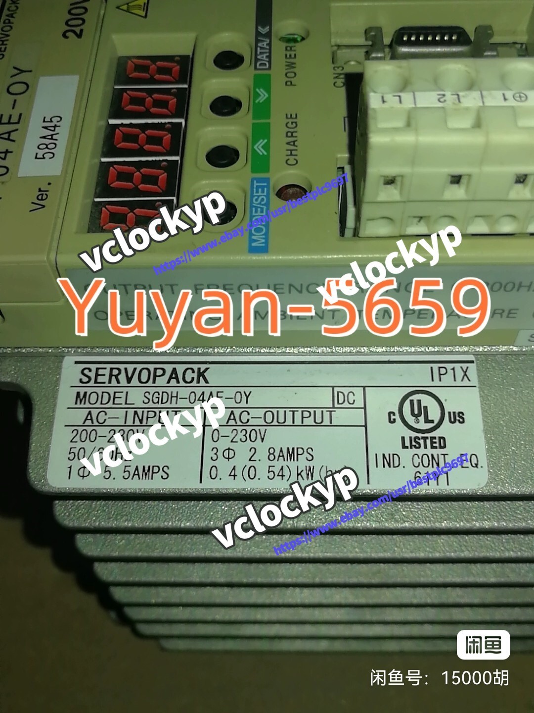 1 PC USED GOOD SGDH-04AE-OY Servo Driver#B1580Q CL