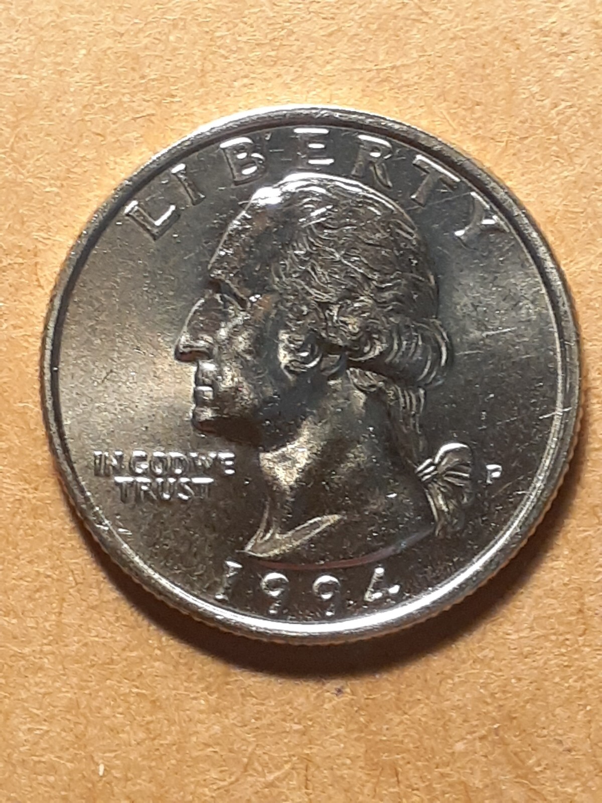 1994 P WASHINGTON QUARTER