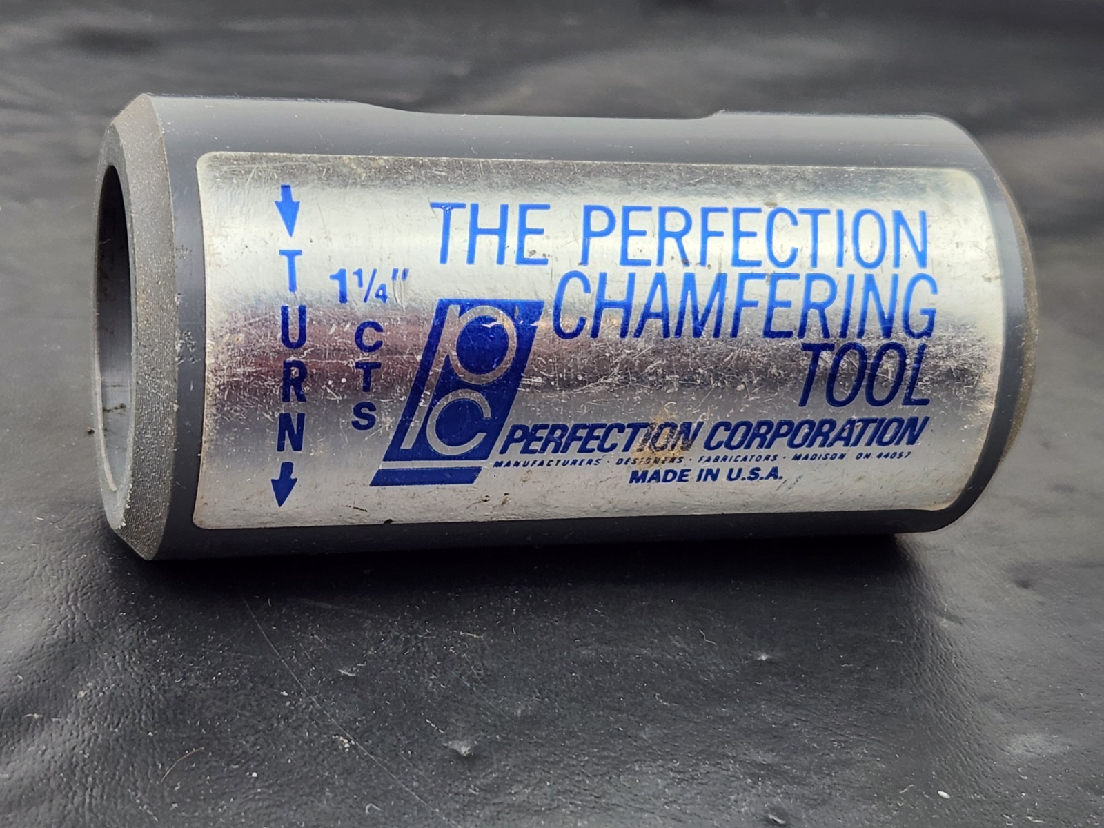 THE PERFECTION CHAMFERING TOOL 1-1/4" CTS MADE IN USA