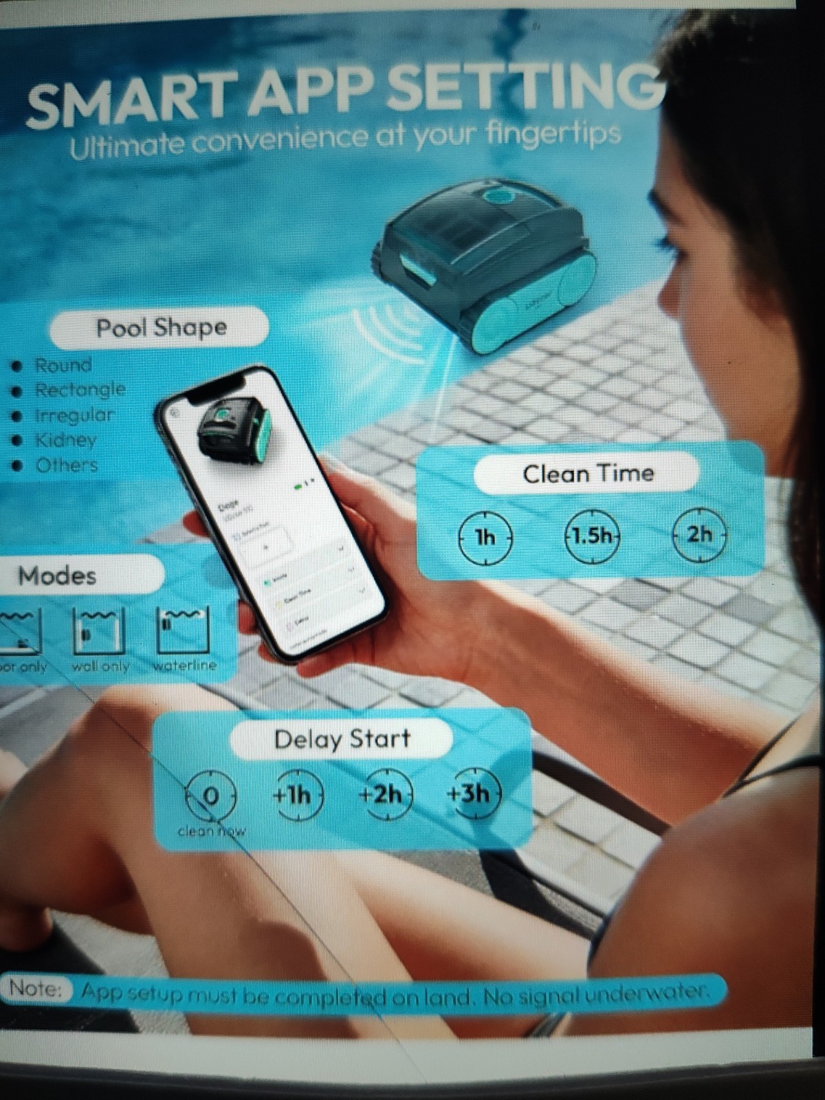 Robotic Pool Vacuum Cleaner 2026 Cordless Robotic Pool