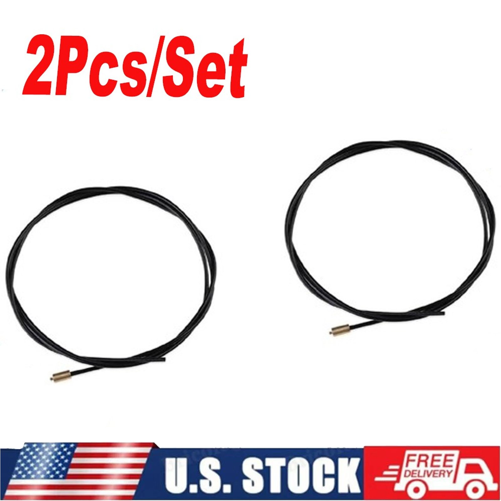 2x Rotary Latch Cables For Leer 100XL/XR/XQ, 180XR/XL Truck Caps 92579 36" Long
