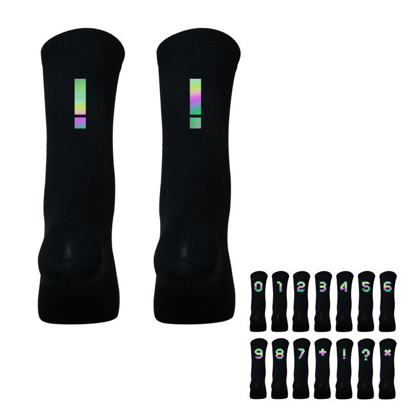 Men Women MTB BMX Reflective Road Cycling Riding Bicycle Bike Sports Ankle Socks