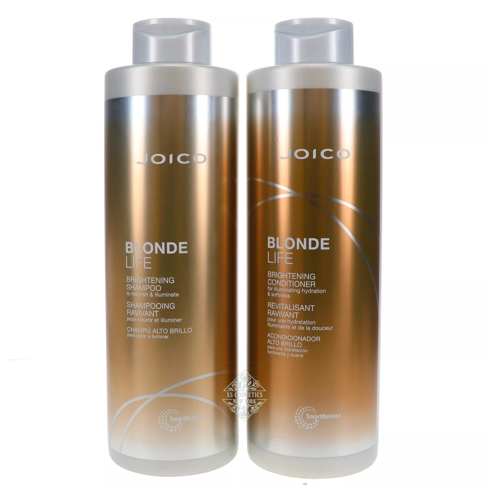 JOICO BLONDE LIFE Brightening Shampoo & Conditioner 33.8oz LITER DUO SET