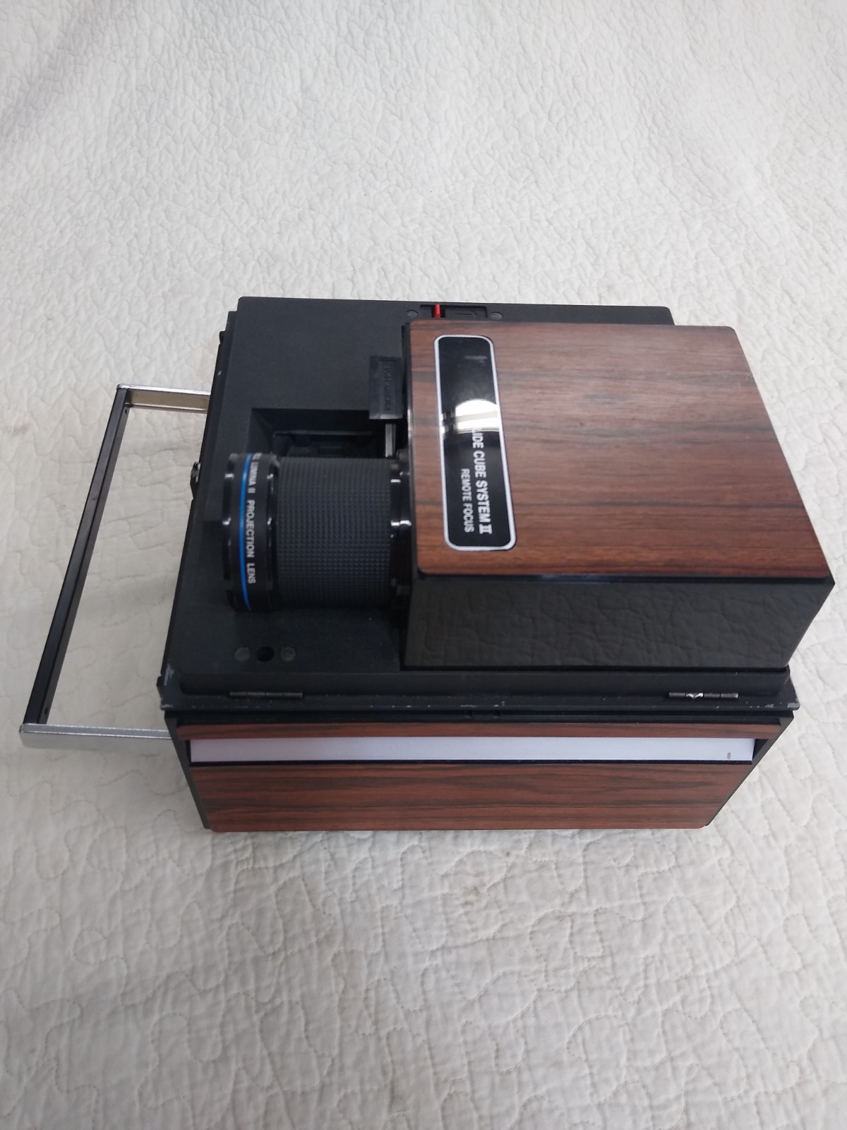 Vintage Bell & Howell RF 60 slide projector cube