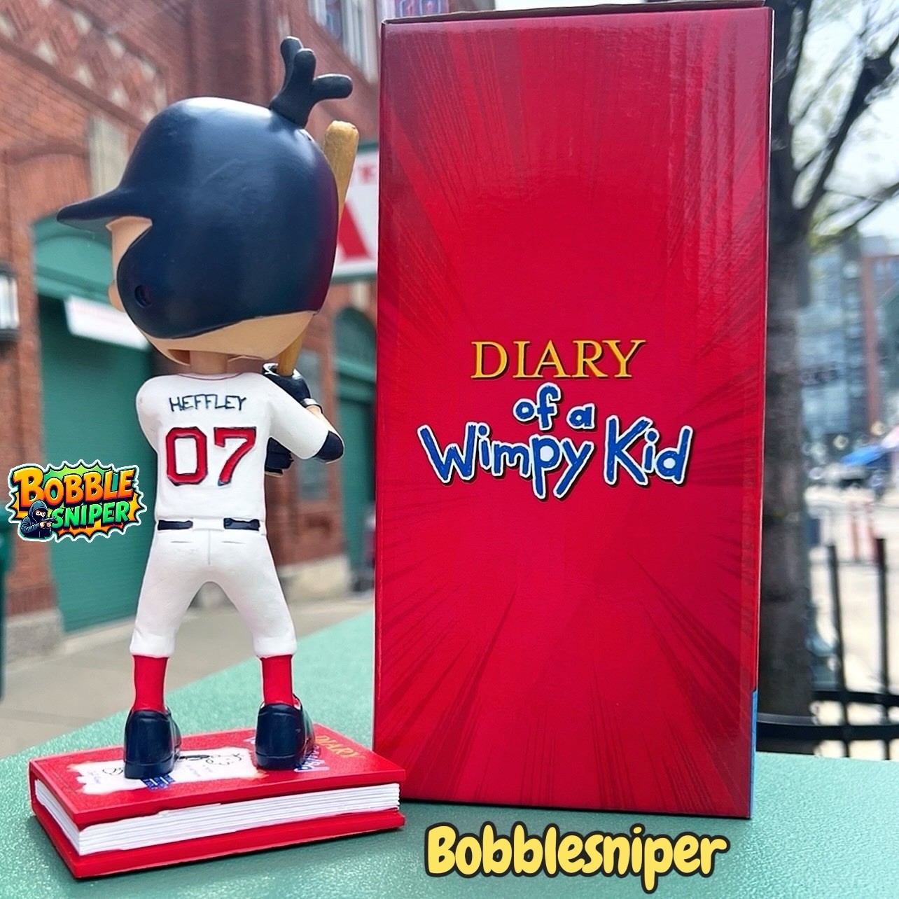 GREG HEFFLEY "Diary of a Wimpy Kid" Boston Red Sox Theme Night MLB Bobblehead