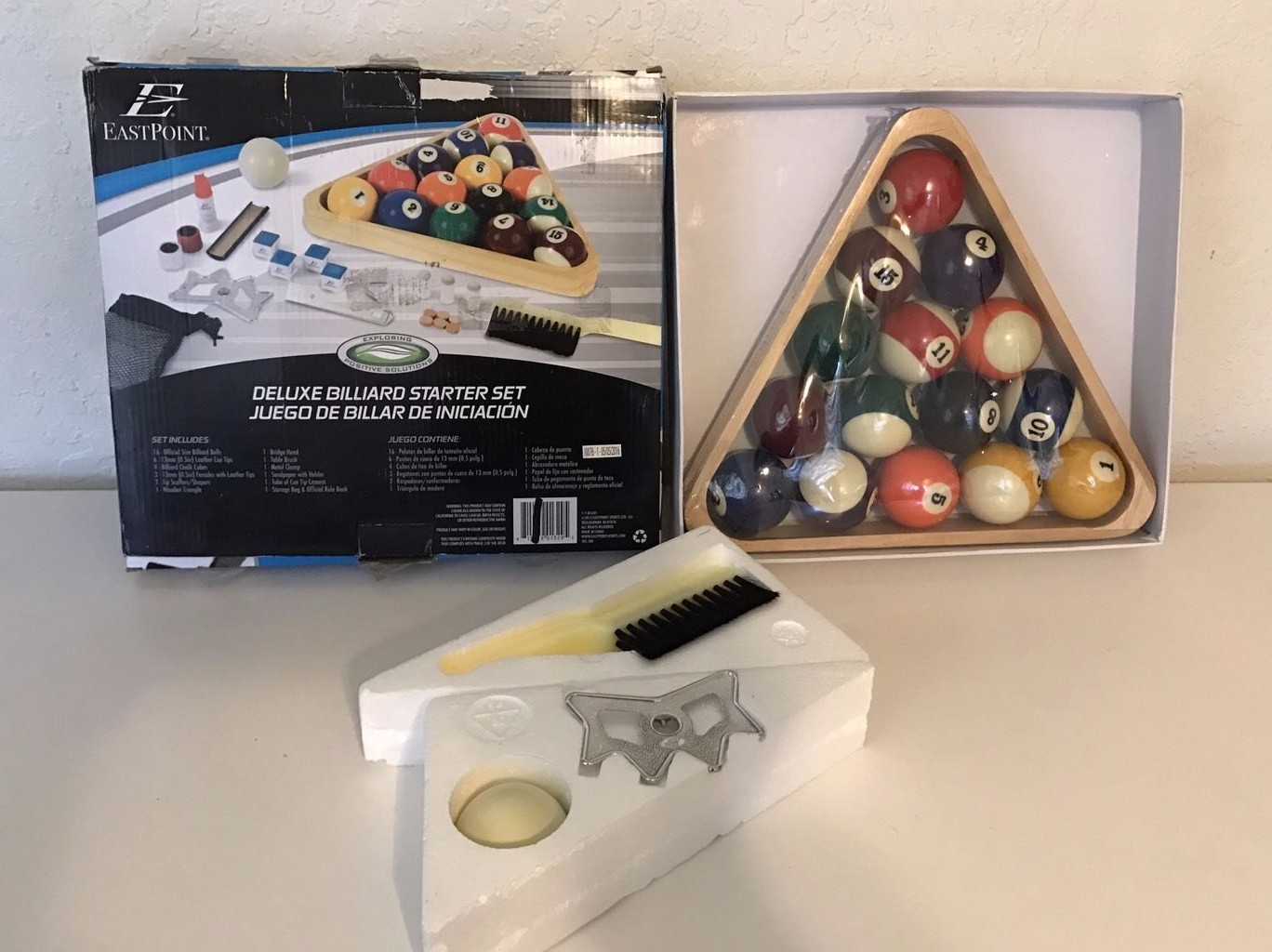 Eastpoint Deluxe Billiard Starter Set
