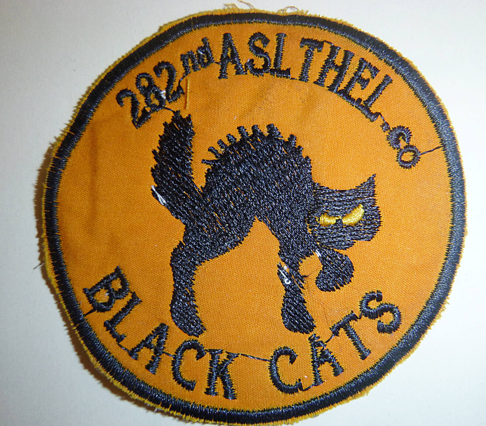BLACK CATS - Patch - US 282nd Assault Helicopter Company - Vietnam War - M.930