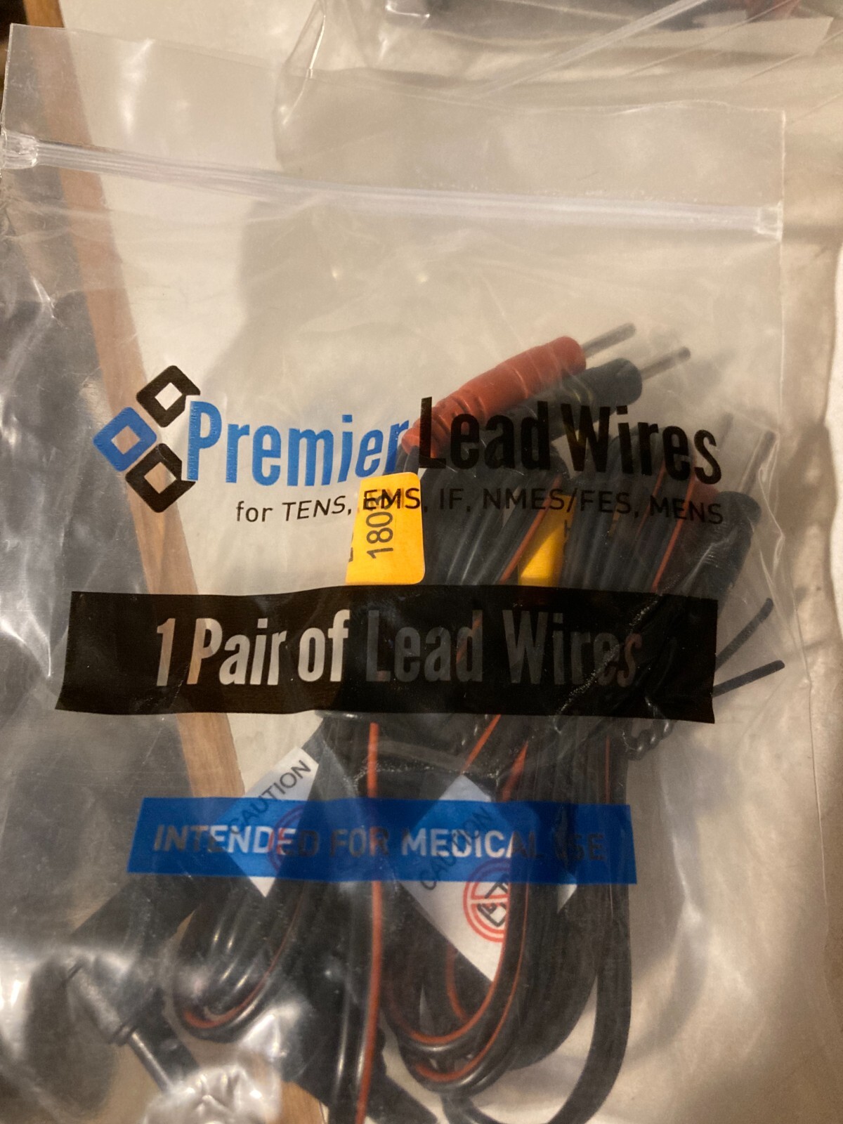4 PAIRS of Premier Lead Wires For Tens, EMS, If, Nmes/Fes, Mens Lead Wires