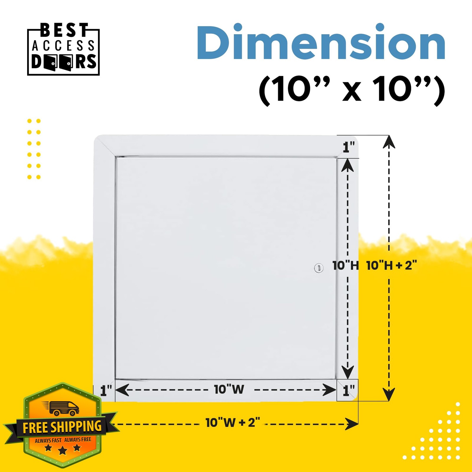 Best Access Doors 10x10 Inch Drywall Panel