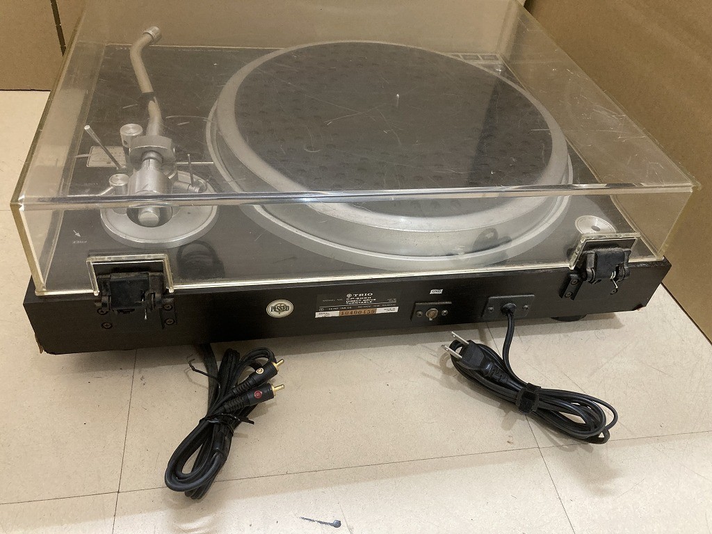 TRIO KP-5050 Direct Drive Turntable Record Player Working Hinge issue