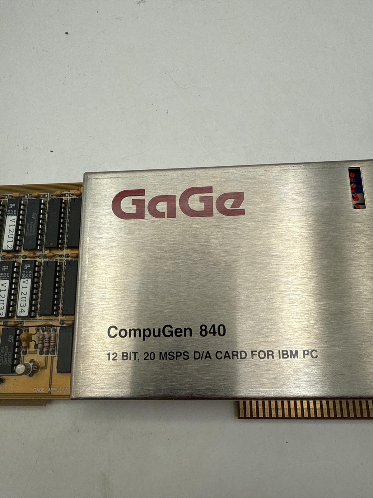 Gage Computer 840 12 Bit 20 Maps D/a Card For IBM PC