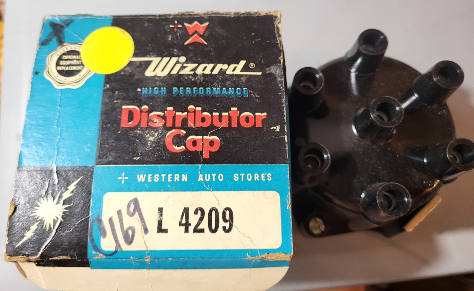 C169 Distributor CAP l4209 Wizard brand 6 Cyl various Buicks and 1966-67 Jeep x3