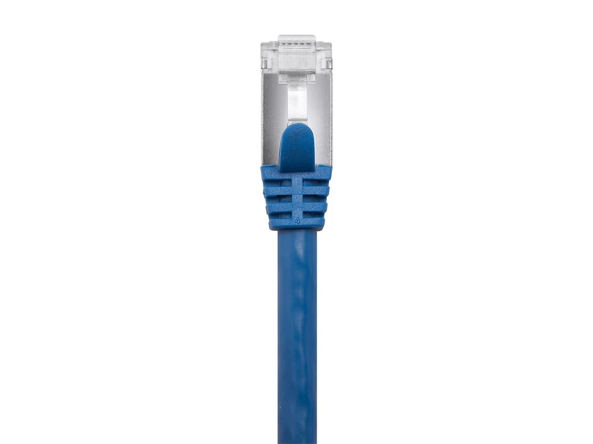 Monoprice Cat7 Ethernet Patch Cable - 3 feet - Blue | Flexboot RJ45 Stranded