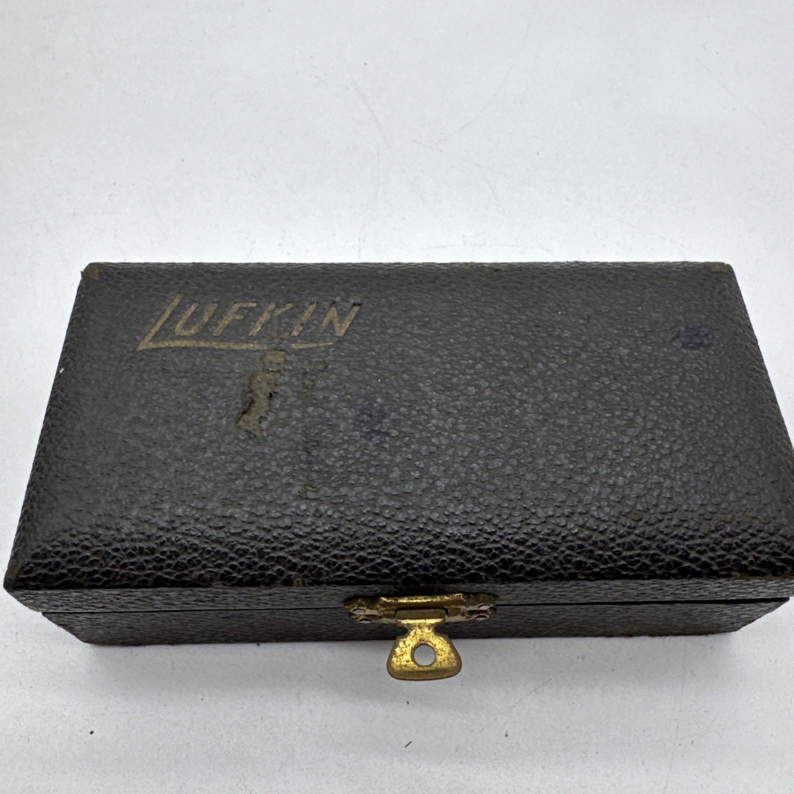 Vintage Lufkin Swiss Dial Test Indicator Machinist Gauge Set w/ Case