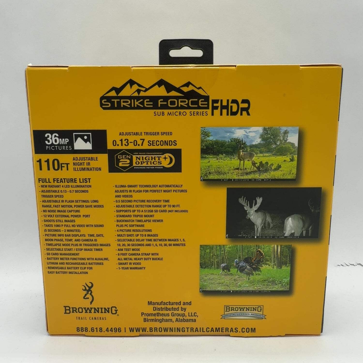 New Strike Force Gen 2 Sub Micro Series Night Optic BTC-5FHDR36