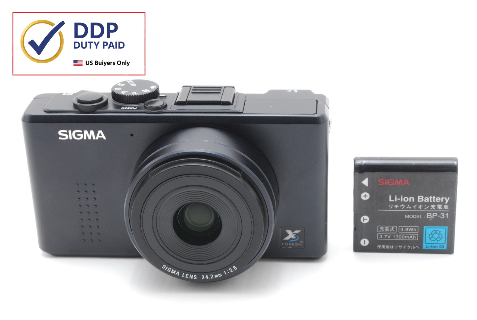[NEAR MINT] Sigma DP2 14.0MP Compact Digital Camera Foveon X3 APS-C From JAPAN