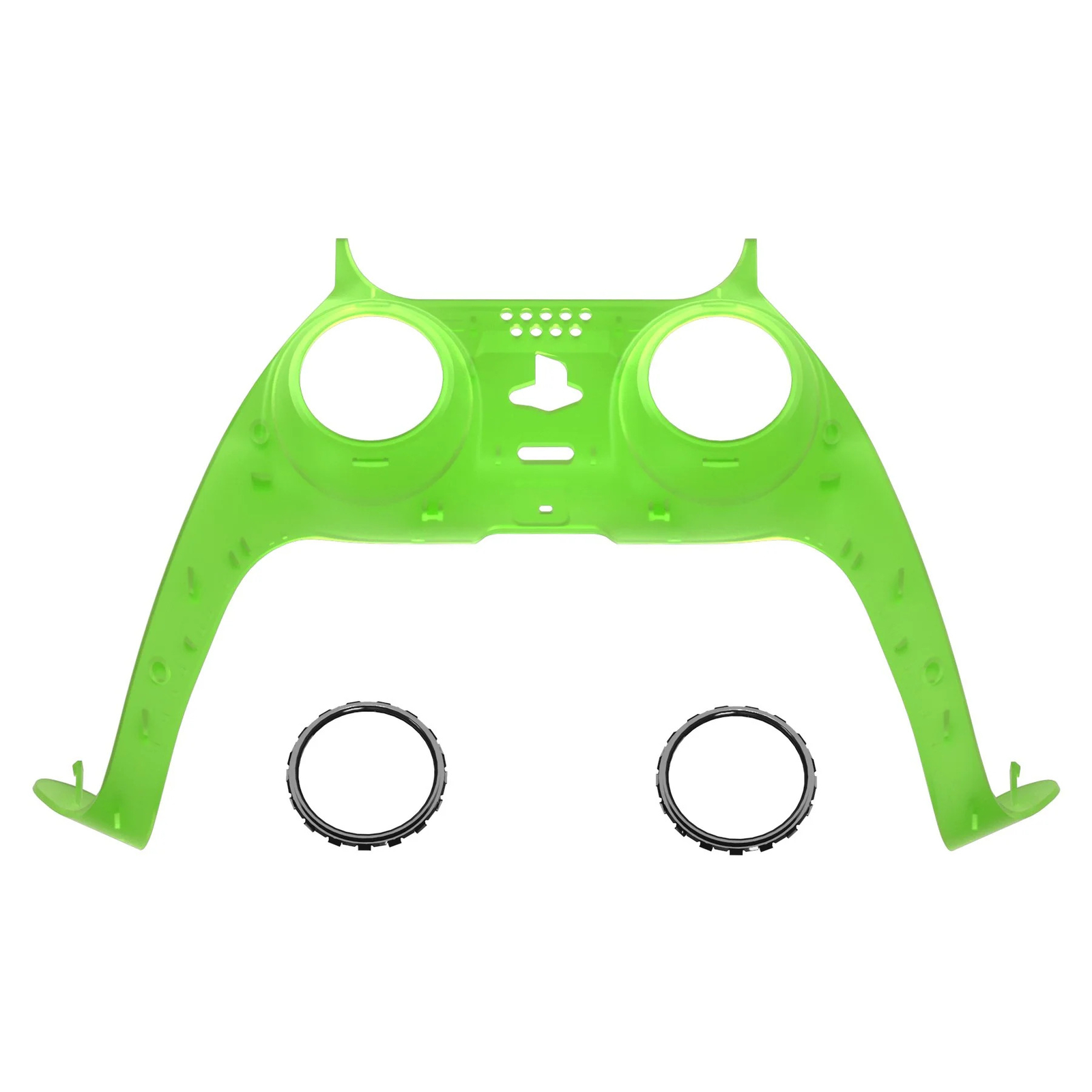 New Replacement Front Trim Shell w/Accent Rings compatible with PS5 Controller