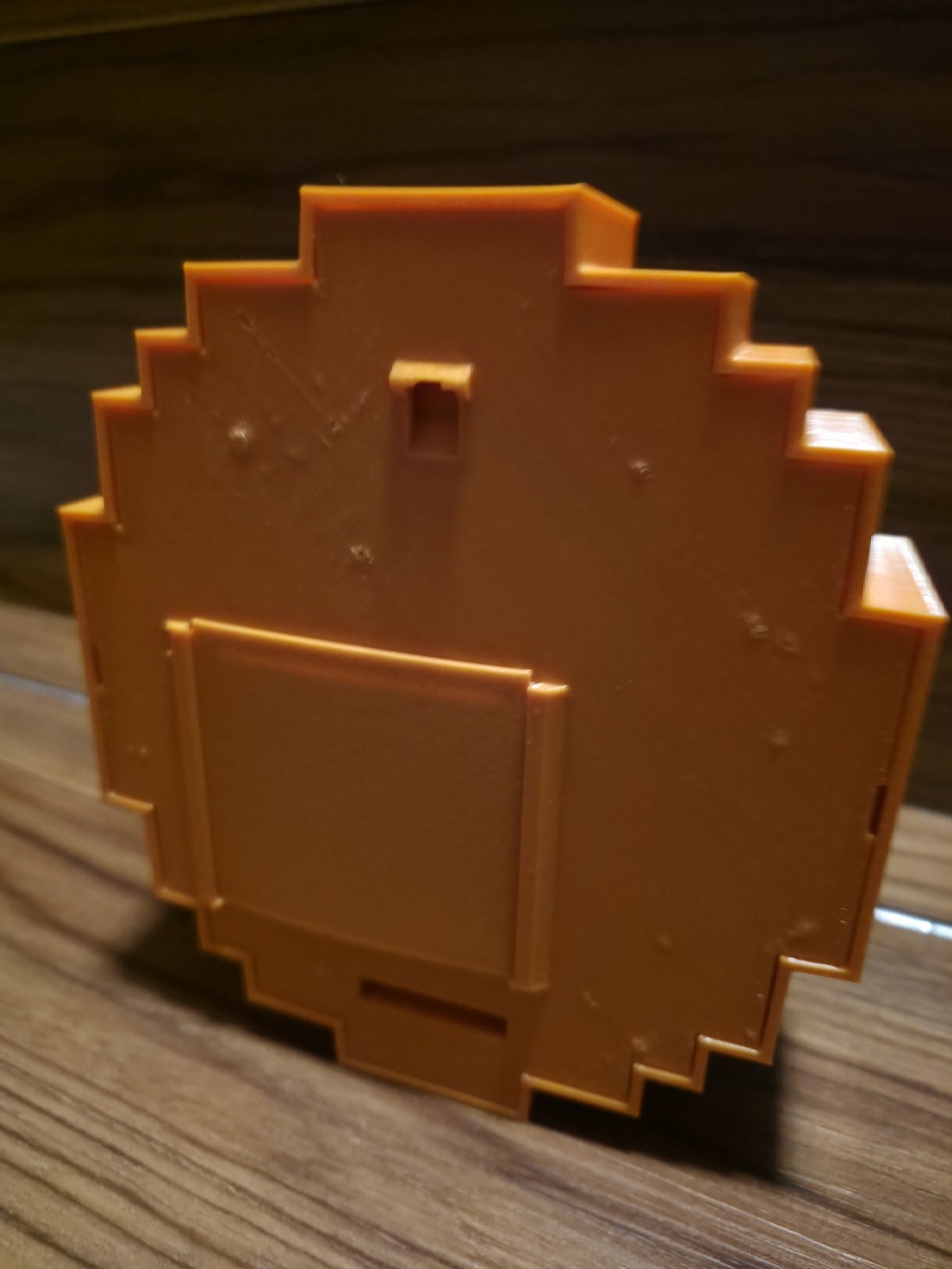 Working Minecraft Clock Unused With Battery And Wall Mountable