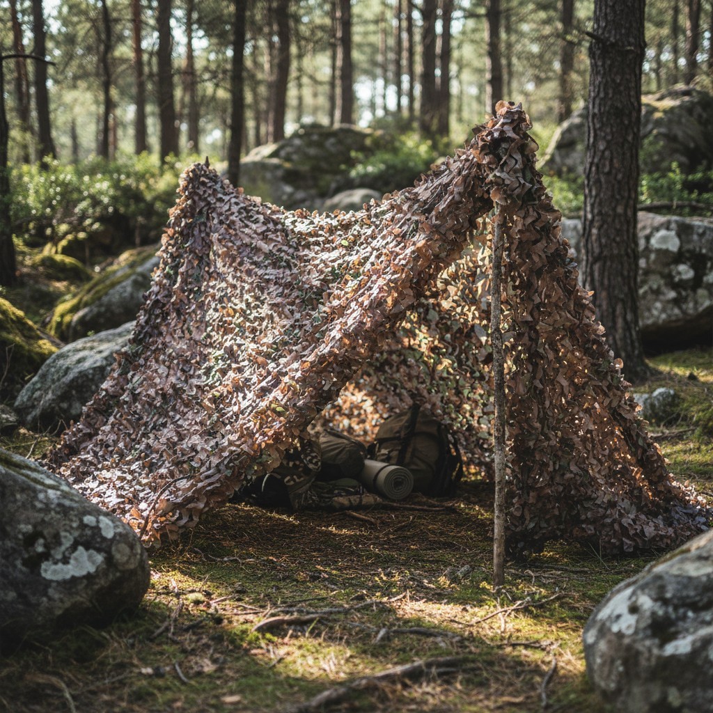 Versatile Camo Netting 4.9ftx6.5ft - Perfect for Hunting and Themed Decorations