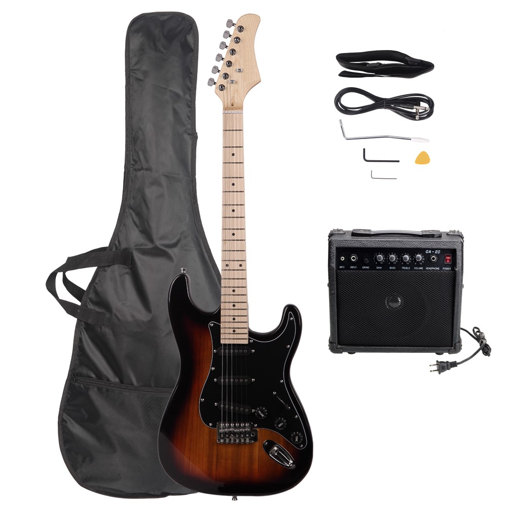 Full-Size GST Electric Guitar Kit  +20W +Bag School Band