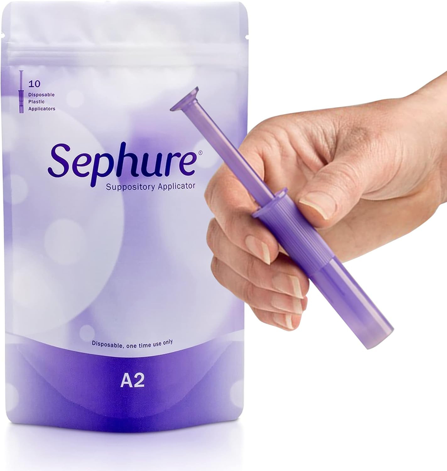 Easy-To-Use Suppository Applicator for Women and Men, Disposable Applicator f...