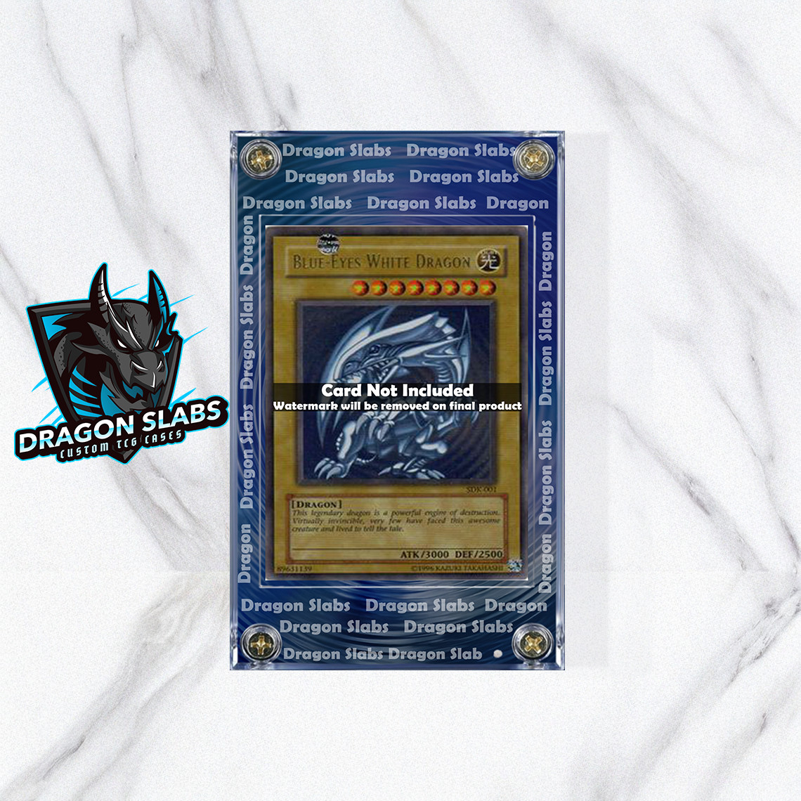 Yugioh Blue Eyes White Dragon SDK Card Extended Art Case