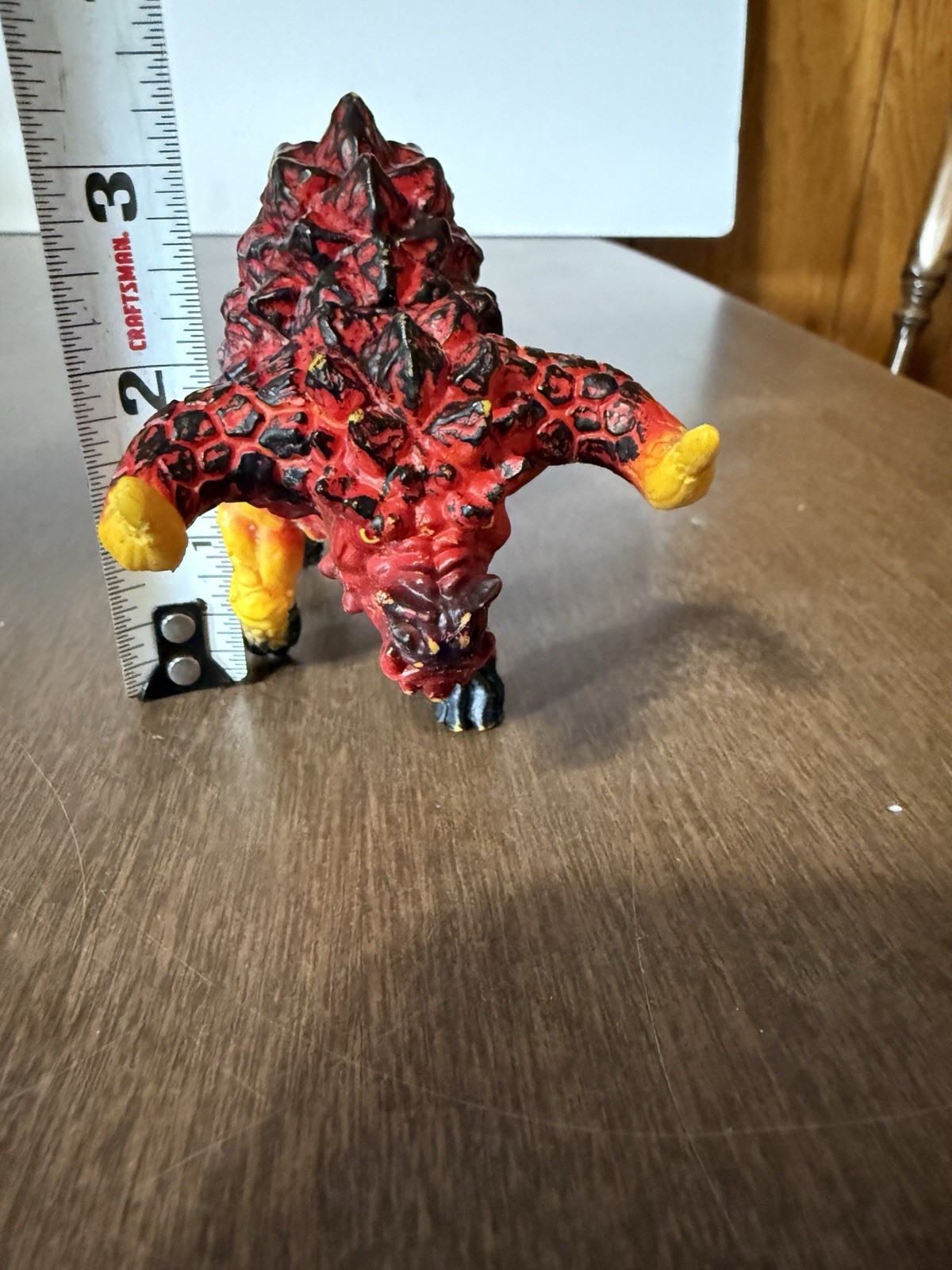 DAMAGED Schleich #42493 Eldrador Creatures FIRE BULL Figure No Tail