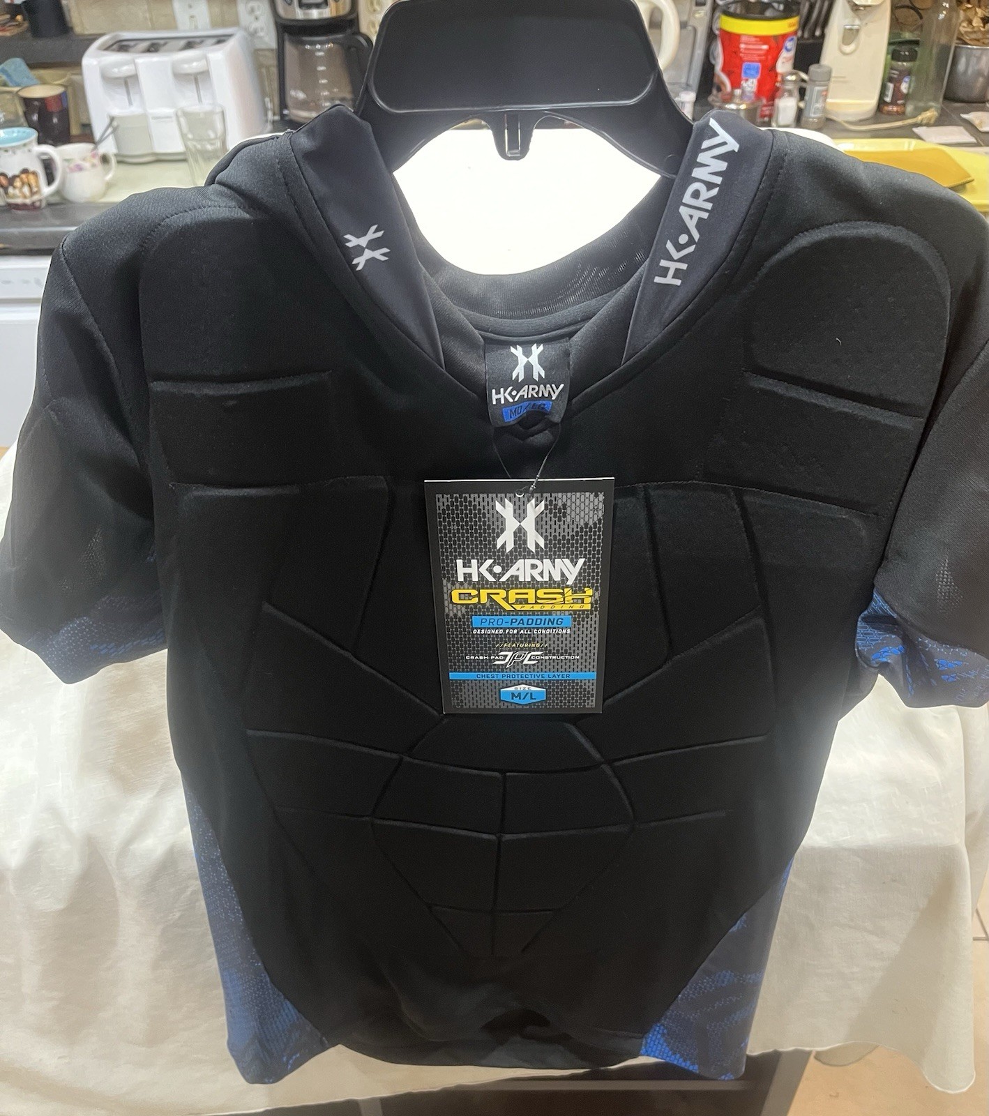 NEW with tags HK Army Crash Chest Protector Protection Protective Pads LG LARGE