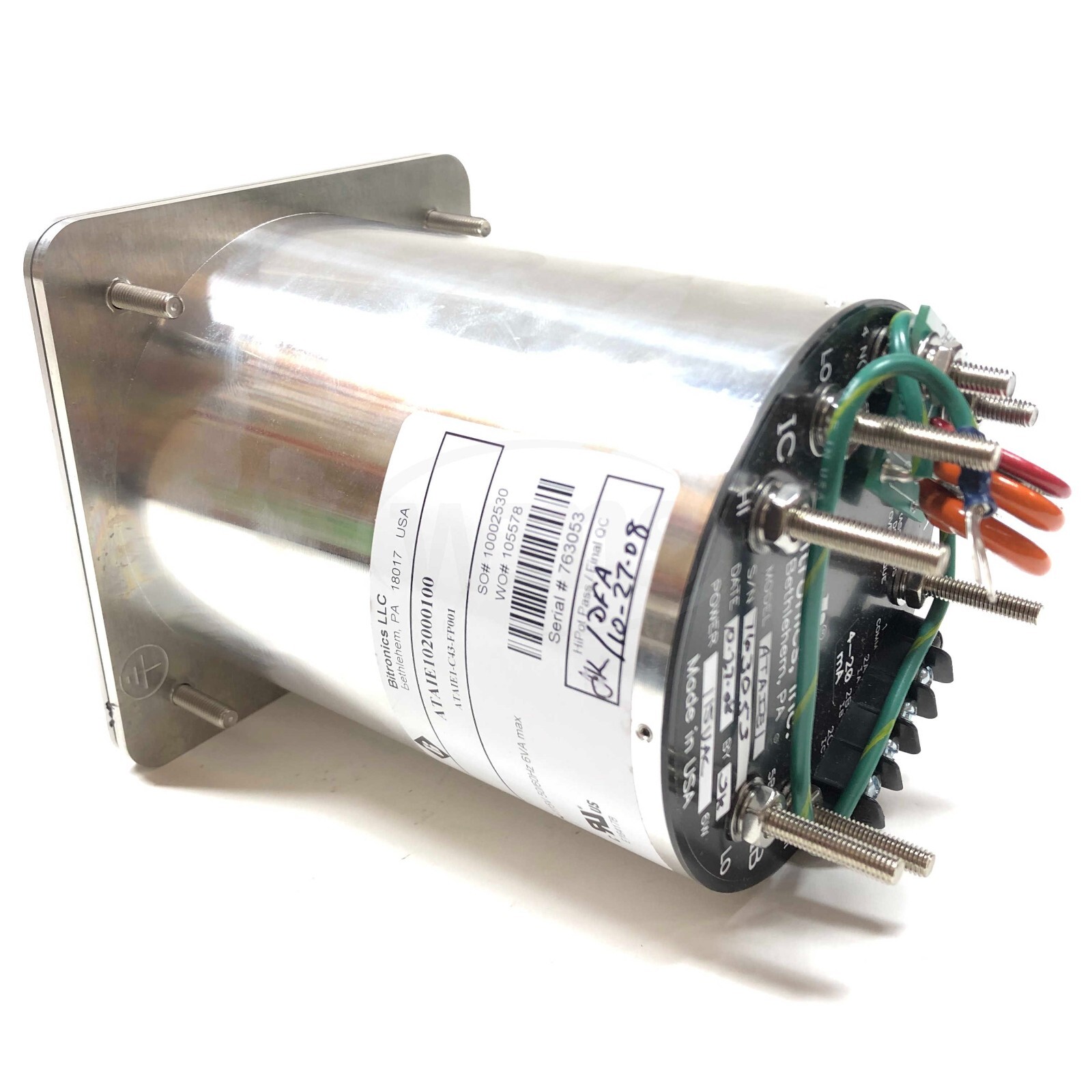 ATAIE102000100 Bitronics Amperes Panel Meter