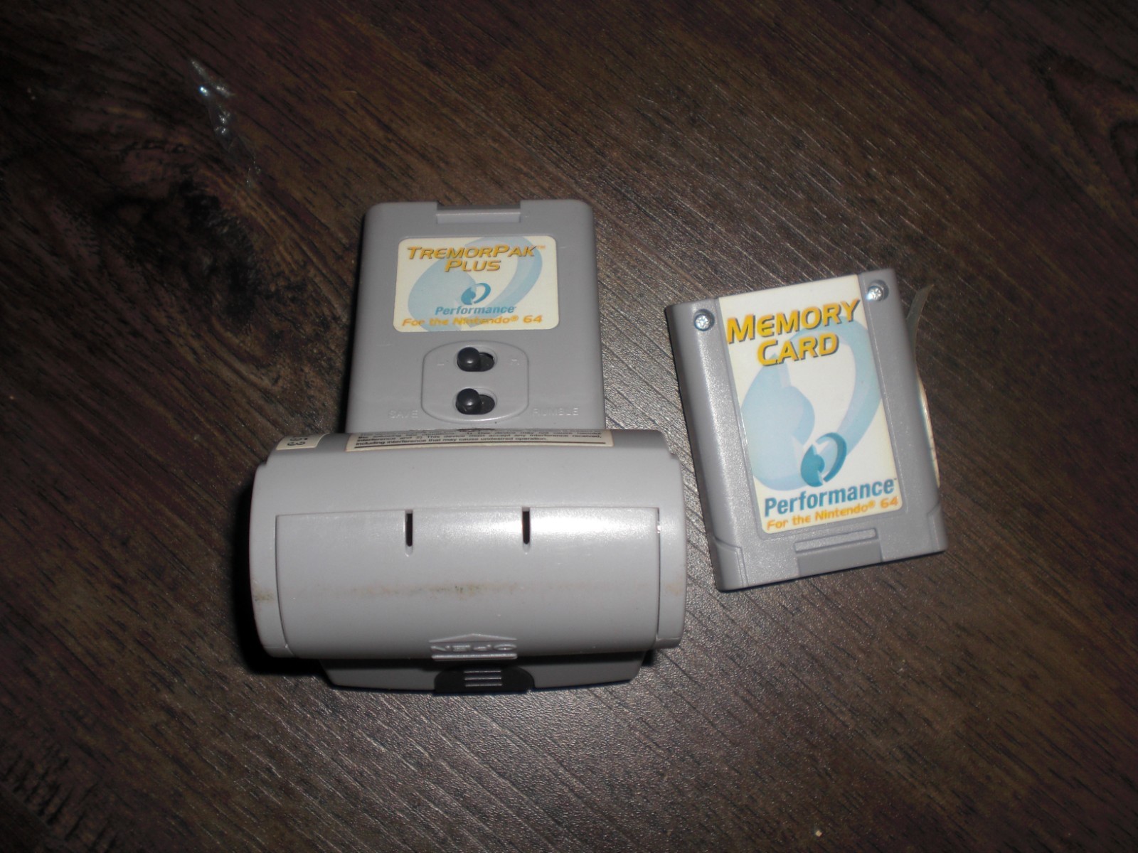 Performance Memory Card TremorPak Plus 4 Nintendo 64 N64 Console System Pak Pack