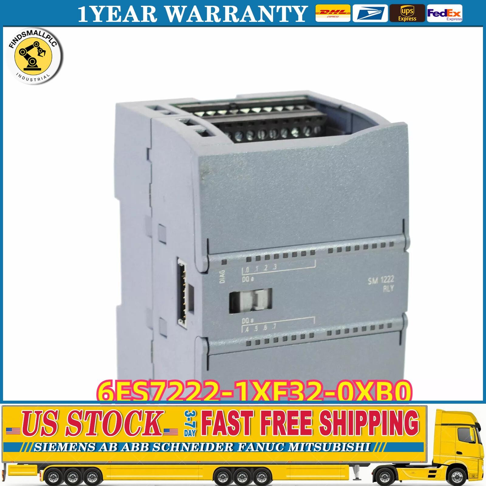 New Siemens 6ES7 222-1XF32-0XB0 S7-1200 Digital output SM1222 6ES7222-1XF32-0XB0