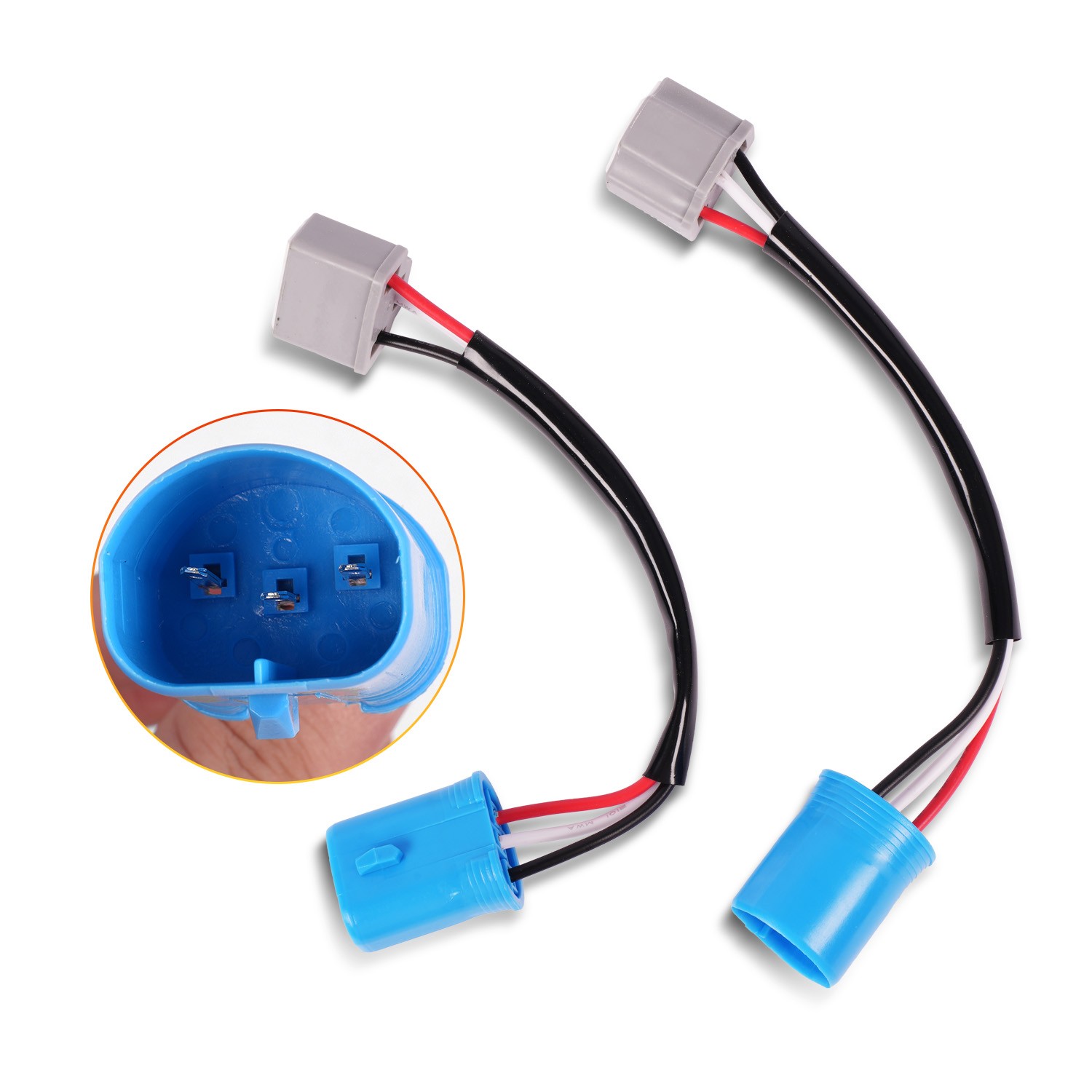 Wire 9003 HB2 H4 TO 9007 HB5 Headlight Adapter Male&Female Plug,Plug N Play