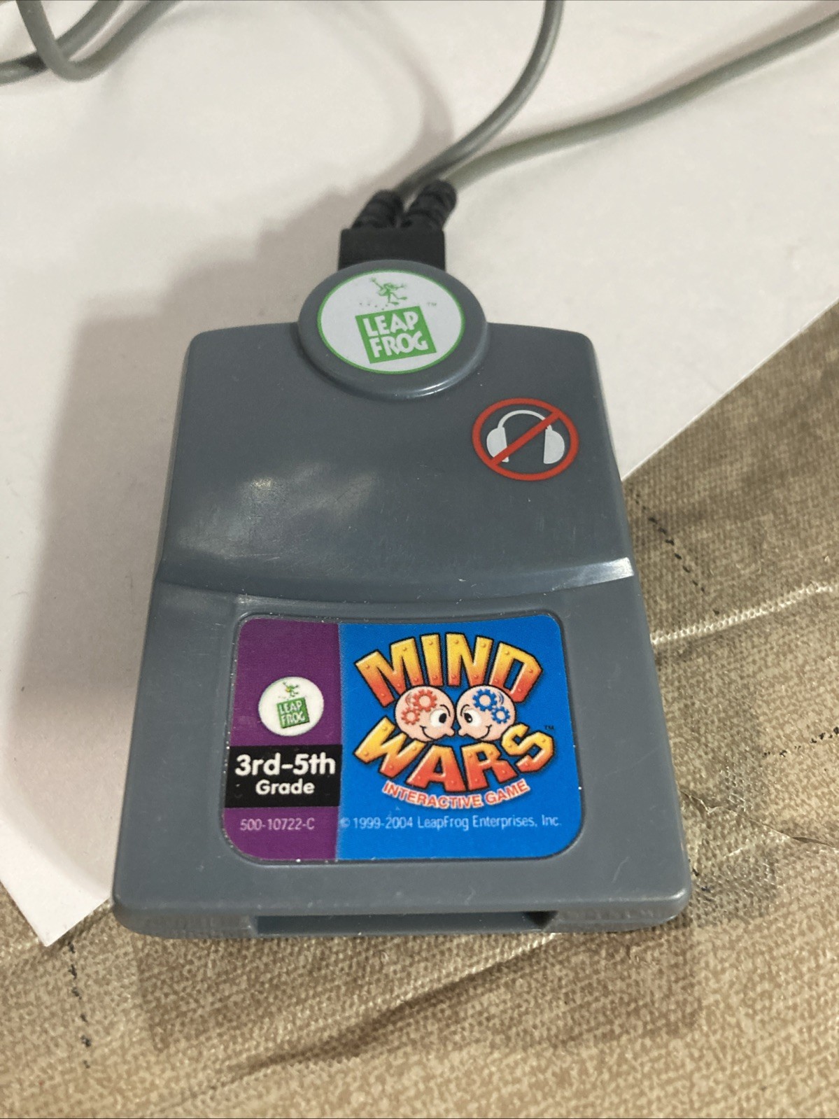 Leap Frog Mind Wars Junior Interactive Game Cartridge And Buzzers Only Untested