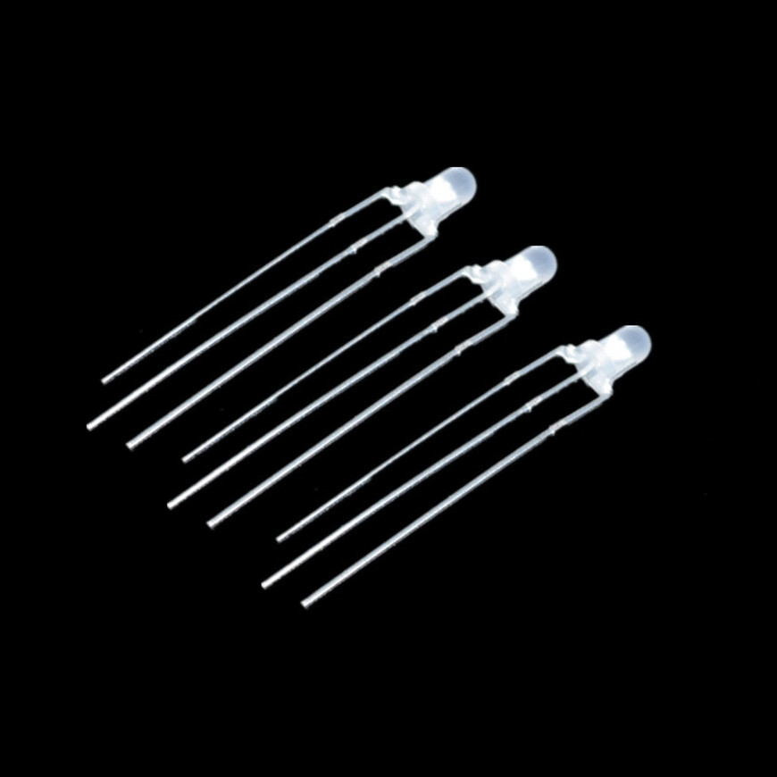 3mm LED Bi Colour Red & Green Diffused Common Anode 3 Pin LED Emitting Diode