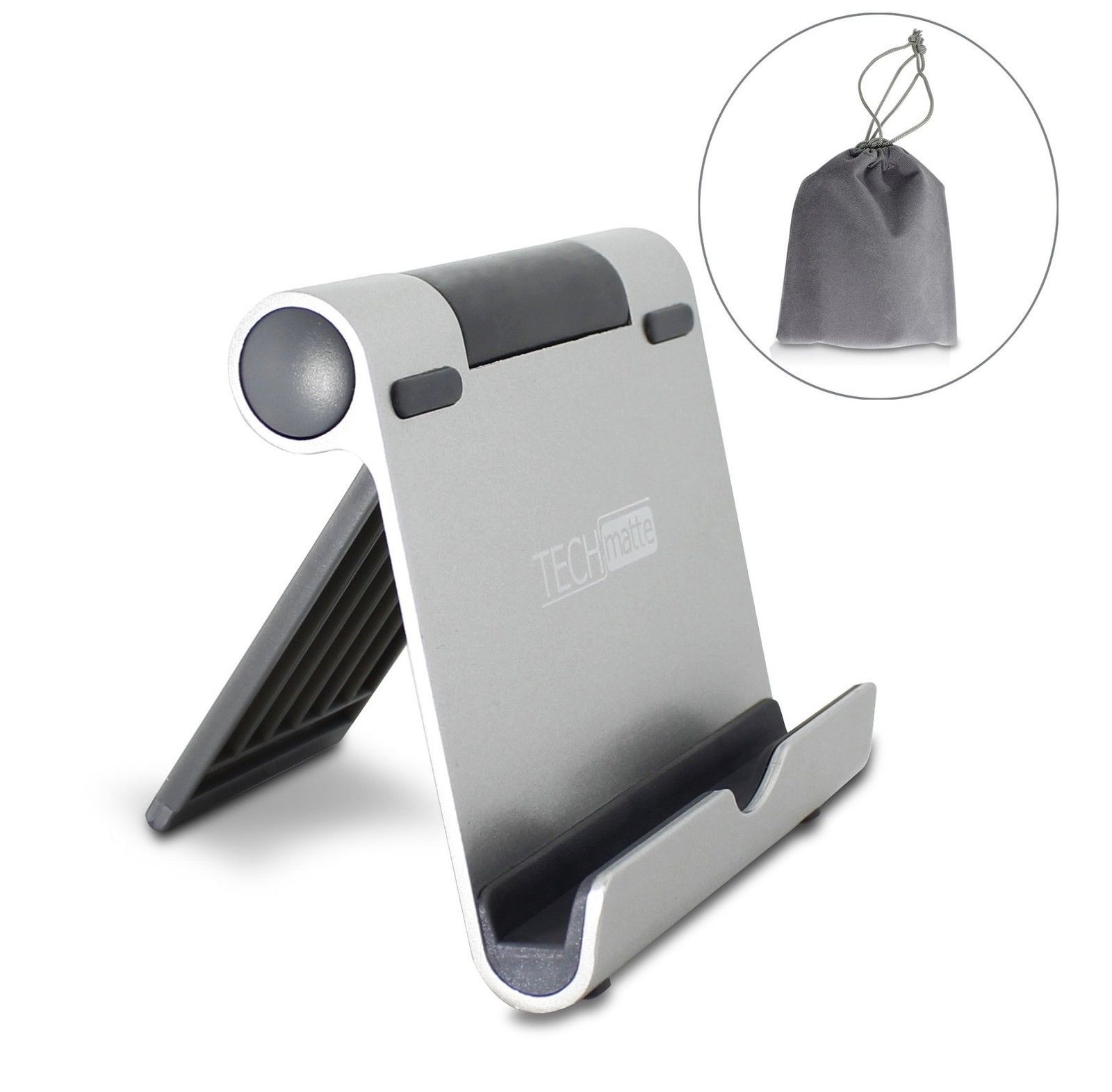 NEW!! iPad Stand TechMatte Multi-Angle Aluminum Holder Tablets, E-Readers, etc!!