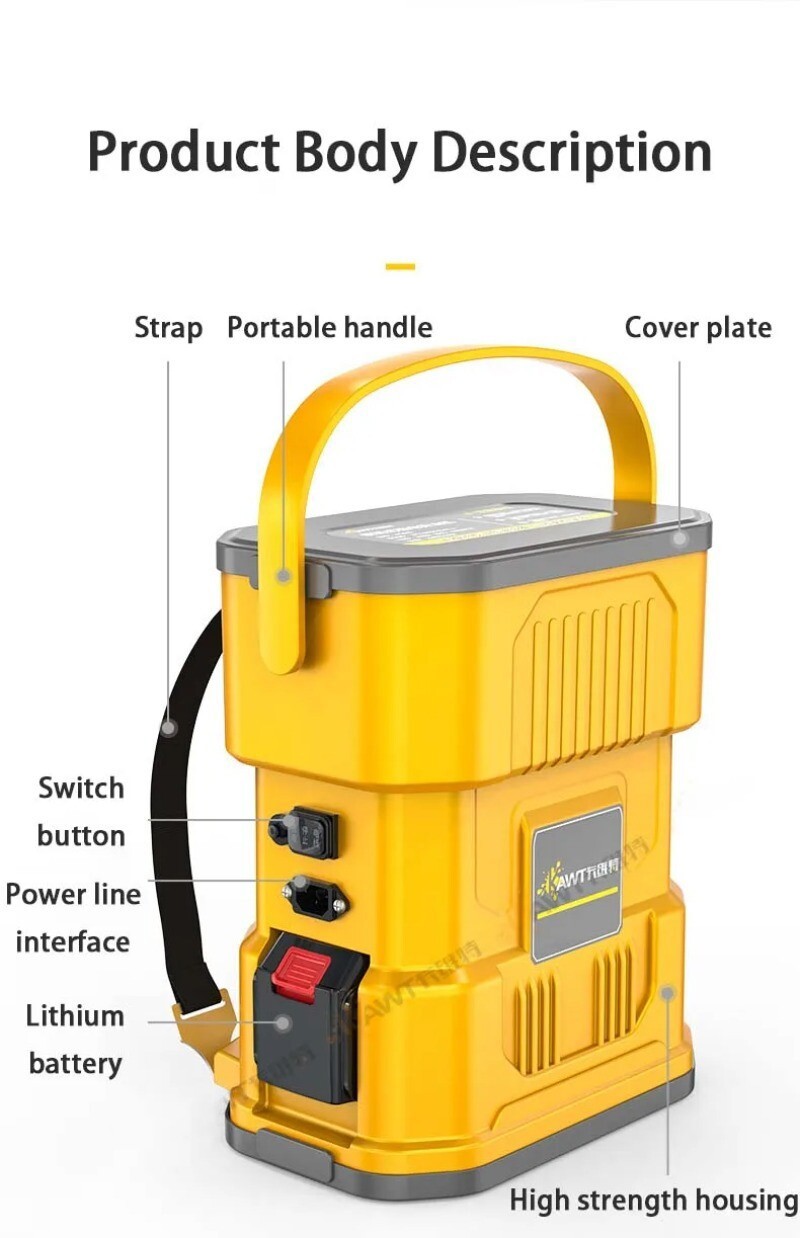 Automatic Rechargeable Electric Grease Gun Excavator Special 24V Grease Machine