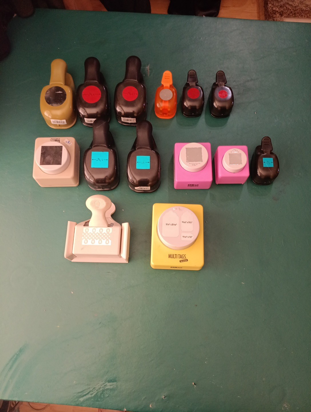 Hole Punch Crafts Scrapbooking Lot Of  14