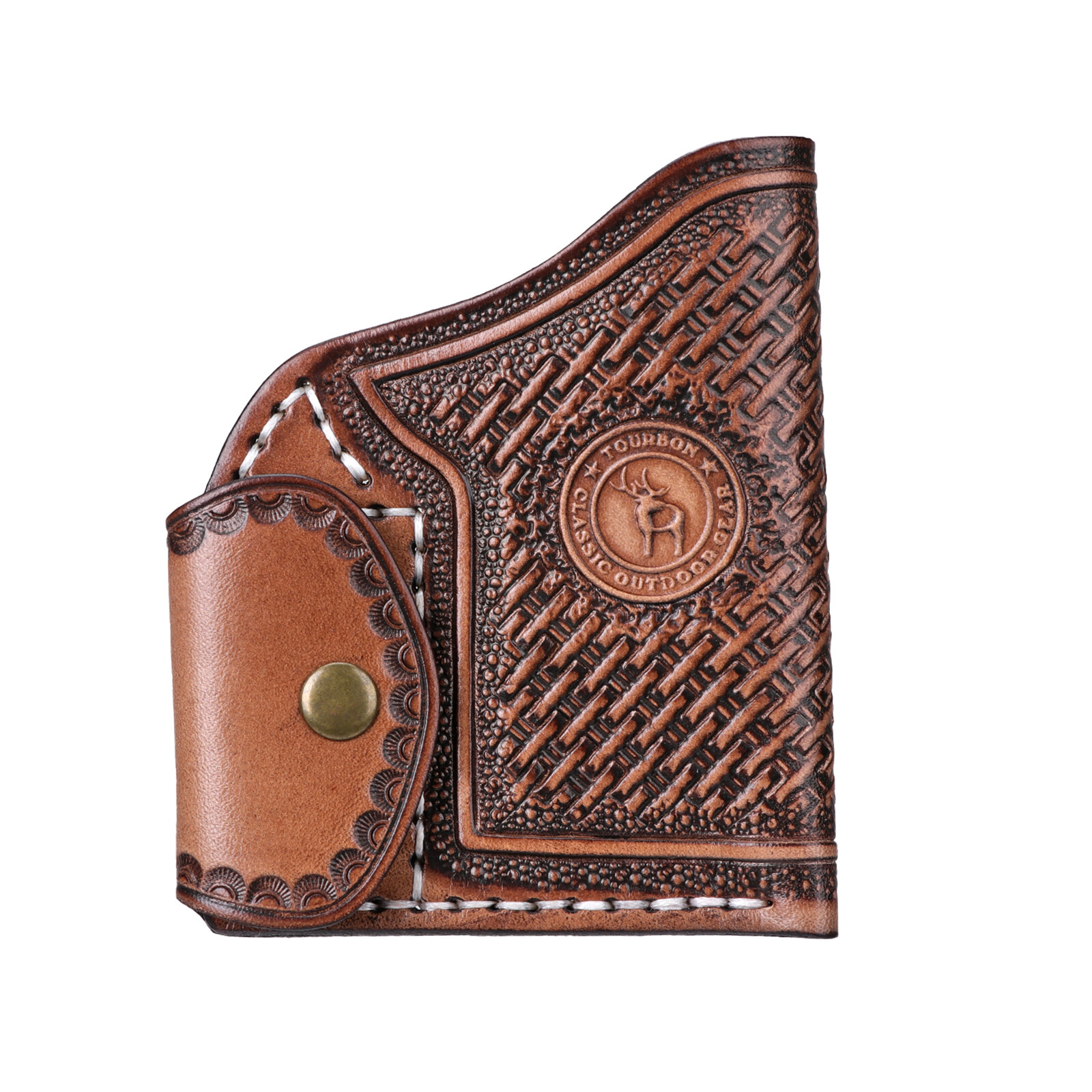 Tourbon Leather Holster for NAA Mini Revolver Ammo Holder Left/Right Handed