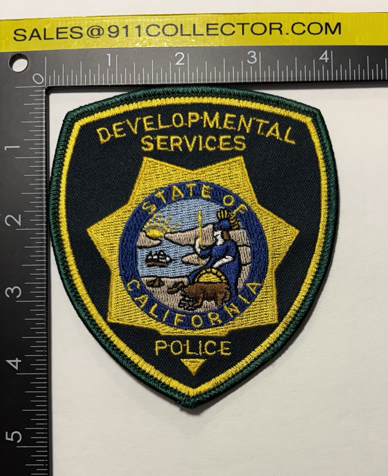 CALIFORNIA DEVELOPMENTAL SERVICES POLICE DEPT PATCH #D116