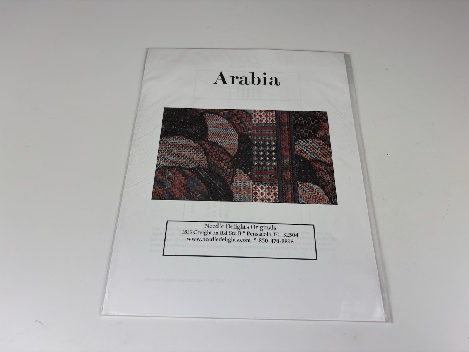 Needle Delights Originals Arabia Needlepoint Pattern 1S
